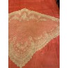 Mantilla Tradicional Española de Encaje - Pieza de Alta Costura Vintage