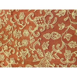 Mantilla Histórica de Bruselas - Obra Maestra del Encaje Europeo
