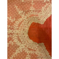Mantilla Vintage de Cambray - Obra Maestra del Encaje Tradicional