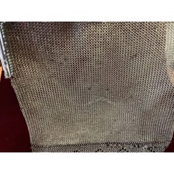 Elegante Bolso de Malla de Plata - Pieza de Orfebrería del Siglo XIX