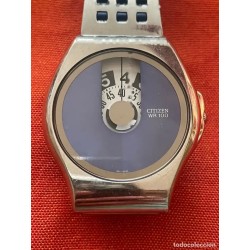 Reloj Vintage Citizen WR 100 - Diseño Minimalista de los Años 80