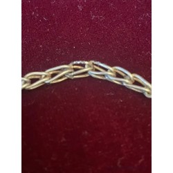 Cadena de Plata Estilo Espiga con Cierre de Pestaña - Collar Fino Artesanal