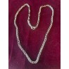 Cadena de Plata Estilo Espiga con Cierre de Pestaña - Collar Fino Artesanal
