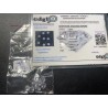 Lote de 8 Circonitas Brillantes de Talla Redonda - Diamantes Sintéticos en Estuche