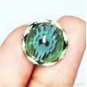 Elegante Piedra Preciosa Verde Natural de 11.12 Quilates - Corte Redondo de Colección