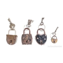 Colección Vintage de Candados Antiguos - Piezas Históricas de Principios del Siglo XX