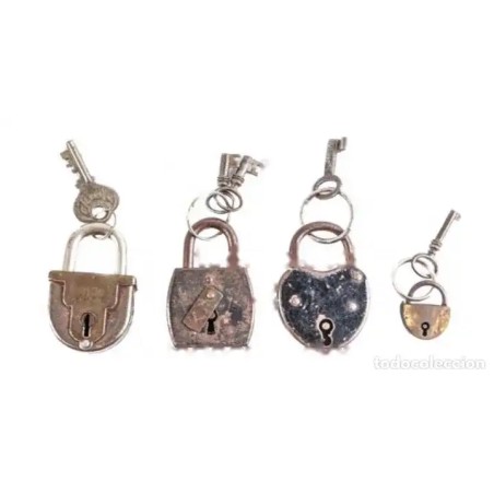 Colección Vintage de Candados Antiguos - Piezas Históricas de Principios del Siglo XX