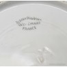 Pareja de Platos Decorativos de Porcelana de Limoges - Paisajes Pintados a Mano