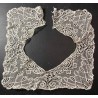 Elegante Cuello de Encaje de Bolillos Vintage - Pieza Artesanal de Alta Costura