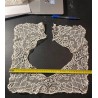 Elegante Cuello de Encaje de Bolillos Vintage - Pieza Artesanal de Alta Costura