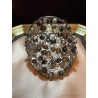 Brazalete Artístico de Perlas Naturales - Diseño Contemporáneo en Acero