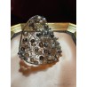 Brazalete Artístico de Perlas Naturales - Diseño Contemporáneo en Acero