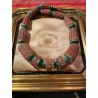 Collar Étnico de Plata Tibetana con Coral y Turquesa - Pieza de Joyería Artesanal