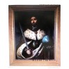Antiguo Oil Rey San Fernando S.Xix - Pintura religiosa histórica