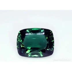Amatista Verde 10,42 CT - Gema Certificada Talla Cojín - Piedra Preciosa Natural