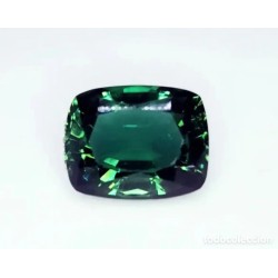 Amatista Verde 10,42 CT - Gema Certificada Talla Cojín - Piedra Preciosa Natural