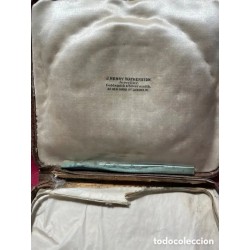 Peineta Antigua de Carey - Accesorio para Cabello Vintage con Estuche Original