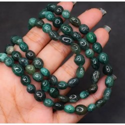Collar de esmeralda de 454 CT con 4 vueltas - Joya elegante