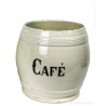 Antiguos Tarros de Cerámica Esmaltada para Alubias y Café - Cocina Vintage 20 cm