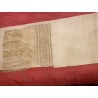 Mantón de Manila Antiguo con Flecos de Seda - Chal Bordado Artesanal Rojo