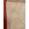 Mantón de Manila Antiguo con Flecos de Seda - Chal Bordado Artesanal Rojo