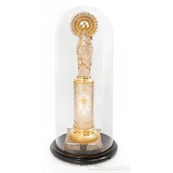 Escultura en plata de la Virgen del Pilar.