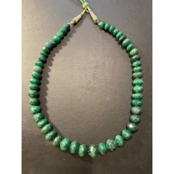 Collar de Esmeraldas Naturales Facetadas 713 Quilates - Gargantilla Piedras Preciosas