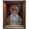 Óleo sobre Lienzo Virgen Esperanza Macarena - Arte Religioso José Pulgar 78x63 cm
