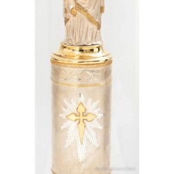 Escultura en plata de la Virgen del Pilar.