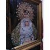 Óleo sobre Lienzo Virgen Esperanza Macarena - Arte Religioso José Pulgar 78x63 cm