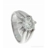 Anillo Solitario Oro Blanco 18K con Diamante 2.3 Quilates - Joya de Compromiso