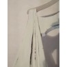 Pareja de Sillones Estilo Neoclásico Restaurados - Butacas Blancas con Tapizado Rosa