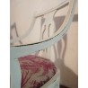 Pareja de Sillones Estilo Neoclásico Restaurados - Butacas Blancas con Tapizado Rosa