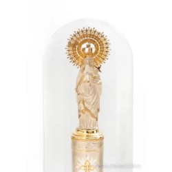 Escultura en plata de la Virgen del Pilar.
