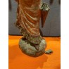 Figura de Dama Victoriana en Terracota - Escultura de Época Decimonónica