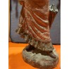 Figura de Dama Victoriana en Terracota - Escultura de Época Decimonónica