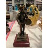 Estatuilla de Bronce - Figura de Tamborilero con Sombrero