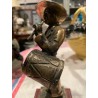 Estatuilla de Bronce - Figura de Tamborilero con Sombrero