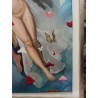 Escena Mitológica - Eros y Psique en Óleo Surrealista
