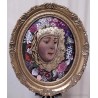 Virgen Rodeada de Flores - Obra Alegórica en Óleo