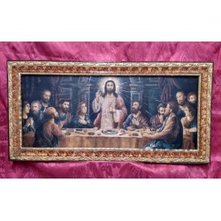 La Última Cena - Grabado Histórico Restaurado