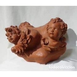 Grupo Escultórico de Querubines - Escultura en Terracota