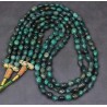 Collar de esmeralda de 454 CT con 4 vueltas - Joya elegante