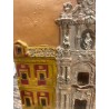 Terracota con la fachada del Palacio de San Telmo.