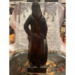 Escultura de Mariscadora Gallega - Talla en Madera