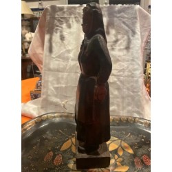 Escultura de Mariscadora Gallega - Talla en Madera
