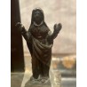Crucifijo Antiguo Calvario con Cristo y Figuras - Pieza Religiosa Coleccionable