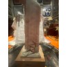 Escultura Femenina de Mármol o Alabastro - Figura Clásica de Mujer Pensativa