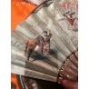 Abanico Antiguo Taurino con Escenas de Toreo - Pieza del Siglo XIX Coleccionable