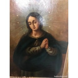 Óleo del S. XVIII, Inmaculada